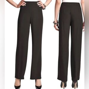 New Eileen Fisher Plus Size 3X Stretch Georgette Crepe Pants Luxe Trouser $238